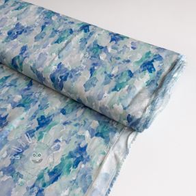 Viskosestoff RAYON POPLIN Faded spots design C