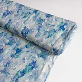 Viskosestoff RAYON POPLIN Faded spots design C