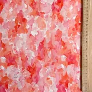Viskosestoff RAYON POPLIN Faded spots design D