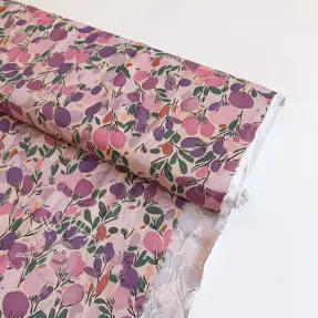 Viskosestoff RAYON POPLIN Simplistic flowers design B
