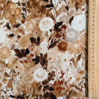 Viskosestoff RAYON POPLIN Wild flowers design C