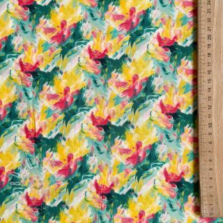 Viskosestoff RAYON POPLIN Faded spots design B