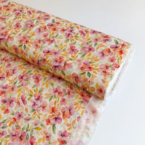 Viskosestoff RAYON POPLIN Love design E