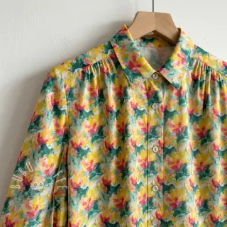 Viskosestoff RAYON POPLIN Faded spots design B