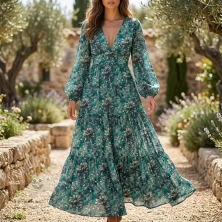 Viskosestoff RAYON POPLIN Barrock design A