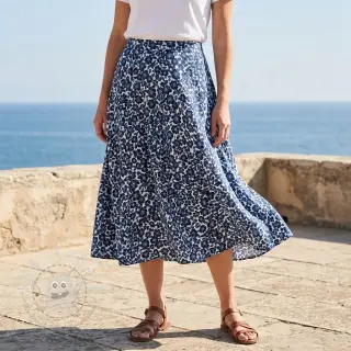 Viskosestoff RAYON POPLIN Eve design D