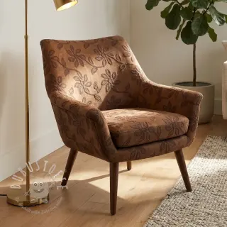 Suede stretch Amalia brown