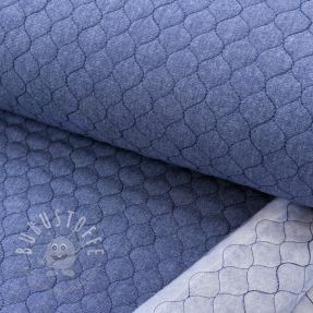 Steppstoffe JEANS dark blue