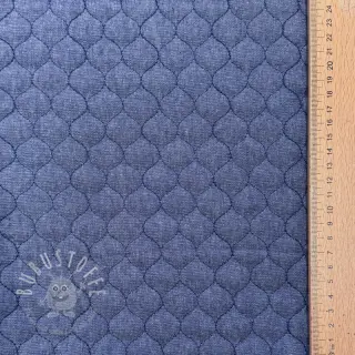 Steppstoffe JEANS dark blue