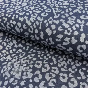 JEANS DENIM Leopard dark blue