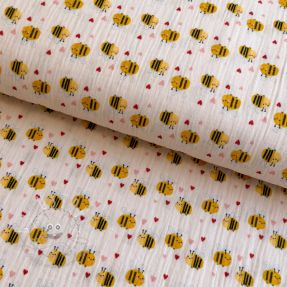 Double gauze/musselin Bee mine design A