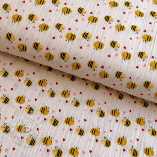 Double gauze/musselin Bee mine design A