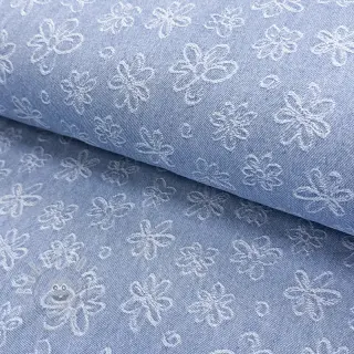 JEANS DENIM JACQUARD Flower light jeans