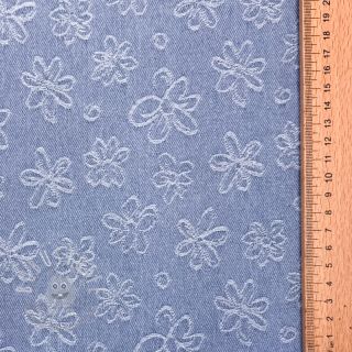 JEANS DENIM JACQUARD Flower light jeans