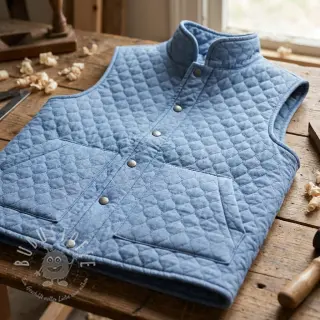 Steppstoffe JEANS blue