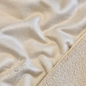 Mantelstoff TEDDY LAMMY beige