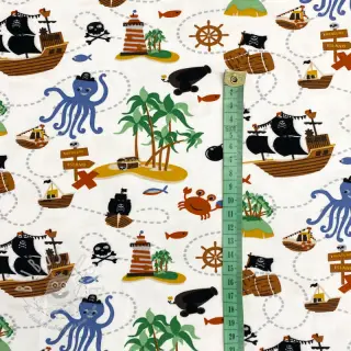 Jersey Pirates island white ORGANIC