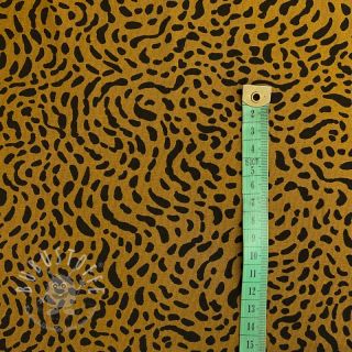 Jersey Dots and shapes olive