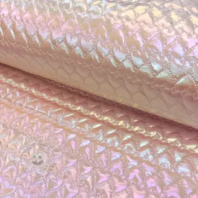 Steppstoffe Fancy hearts pink