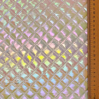 Steppstoffe Fancy diamonds offwhite