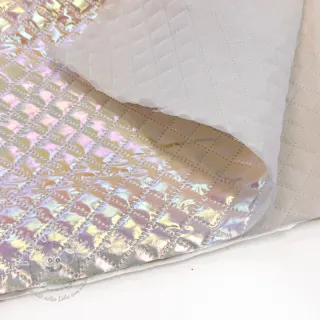 Steppstoffe Fancy diamonds offwhite