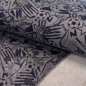 Sweat kuschel Sports grey melange