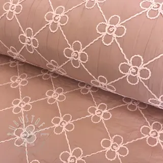 Steppstoffe Flower design old pink