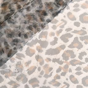 Feintüll Panther offwhite