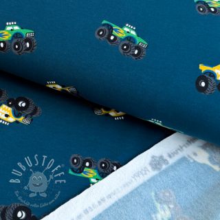 Sweat kuschel SOFT Monstertruck indigo