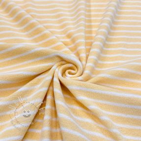 Kuschelfrottee YARN DYED Stripes honey