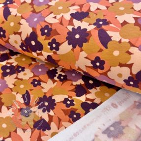 Sweat kuschel SOFT Flowers cognac