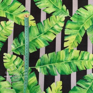 Outdoor Dekostoff mit Teflon-Finish TROPICAL LEAF GARDEN