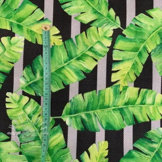 Outdoor Dekostoff mit Teflon-Finish TROPICAL LEAF GARDEN