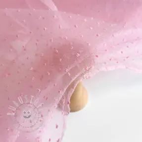 Feintüll DOTS pink