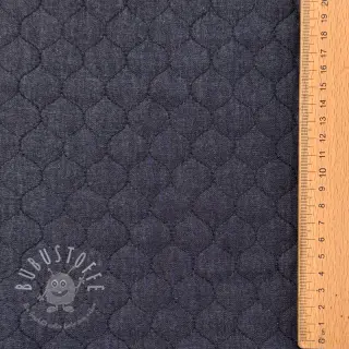 Steppstoffe JEANS marine