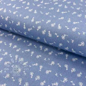 JEANS STRETCH Small retro flowers jeans