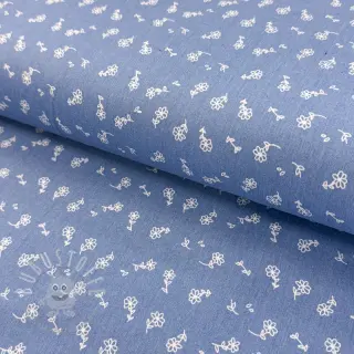JEANS STRETCH Small retro flowers jeans