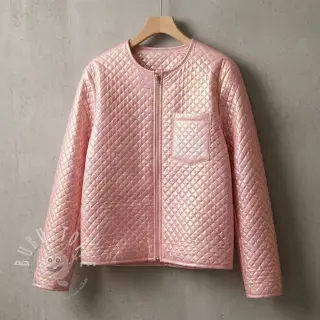 Steppstoffe Fancy diamonds light pink