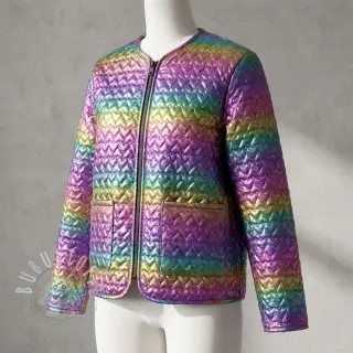 Steppstoffe Fancy hearts multi