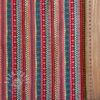 Baumwollstoff Bubble Stripe design A digital print