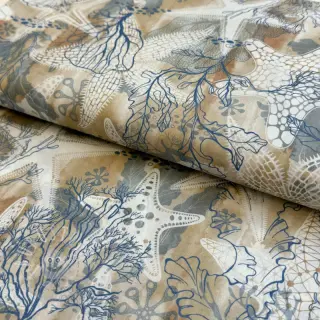 Baumwollstoff VOILE Maritime digital print