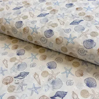 Baumwollstoff DOBBY Shells digital print