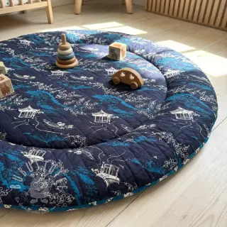 Baumwollstoff QUILT DOUBLE SIDED Square design B