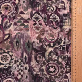 Dekostoff Abstract burgundy digital print