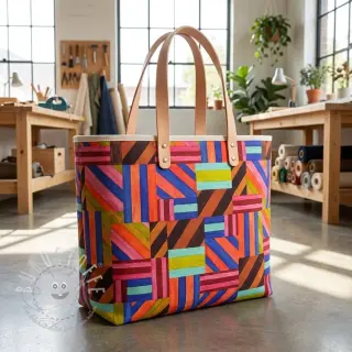 Dekostoff Stripes multi digital print