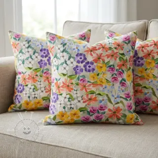 Dekostoff Floralia multi digital print