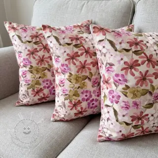 Dekostoff Floralia pink digital print