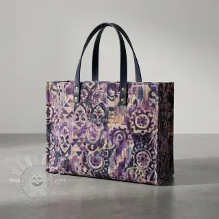 Dekostoff Abstract purple digital print