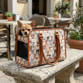 Dekostoff Linenlook Dog Dress Up