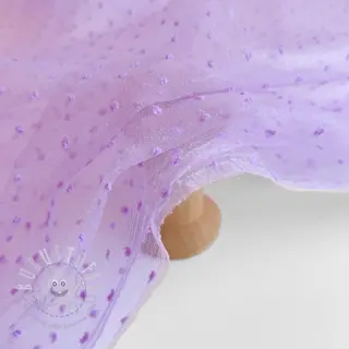 Feintüll DOTS lilac